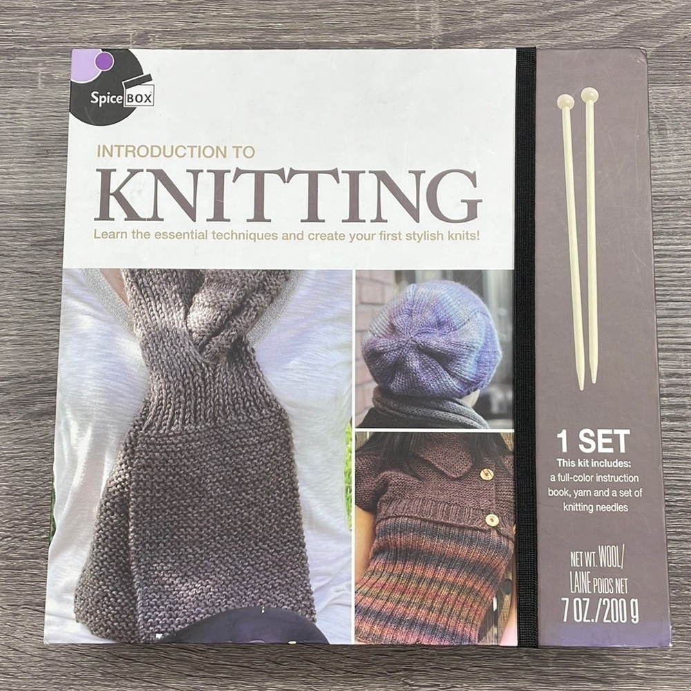 NEW. SpiceBox Introduction To Knitting Kit. - Picture 5 of 11